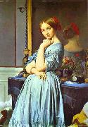 Jean Auguste Dominique Ingres Portrait of Countess D'Haussonville. Sweden oil painting artist